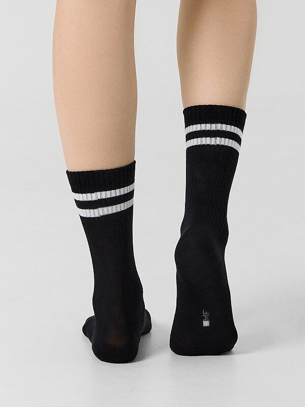 MARK FORMELLE Женские носки 575922 217A-574 черный /вишневый /джинсовый/