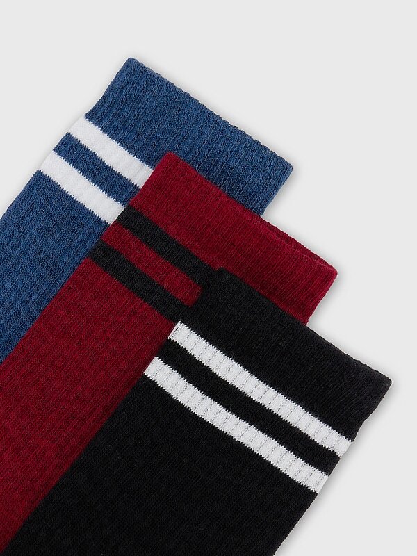 MARK FORMELLE Женские носки 575922 217A-574 черный /вишневый /джинсовый/