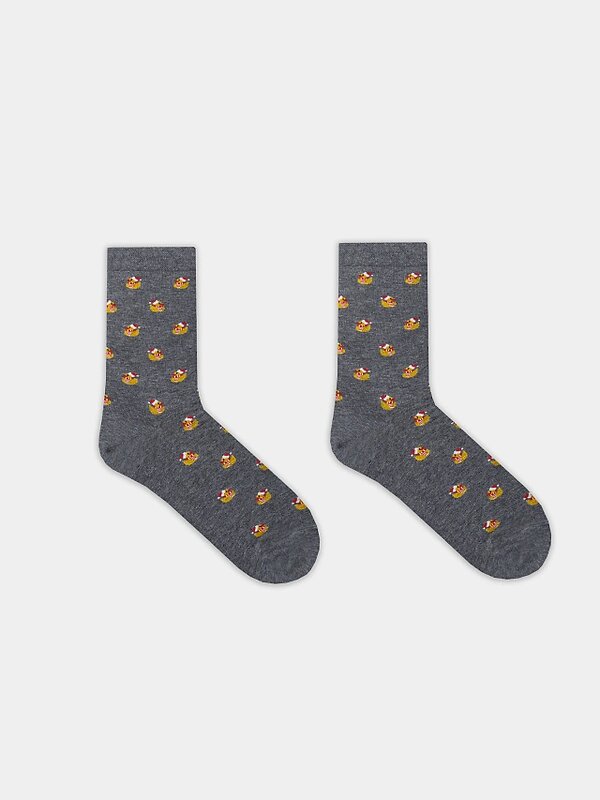 MARK FORMELLE Мужские носки 575938 017K-3421 т.серый меланж