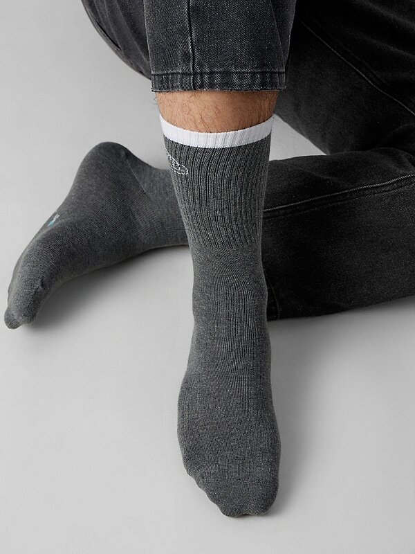 MARK FORMELLE Мужские носки 575943 107K-2909 т.серый меланж