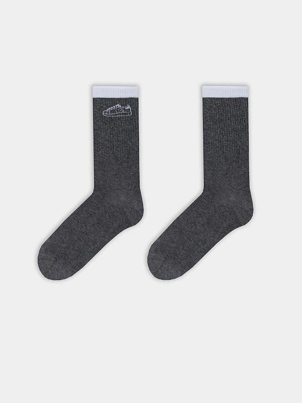 MARK FORMELLE Мужские носки 575943 107K-2909 т.серый меланж