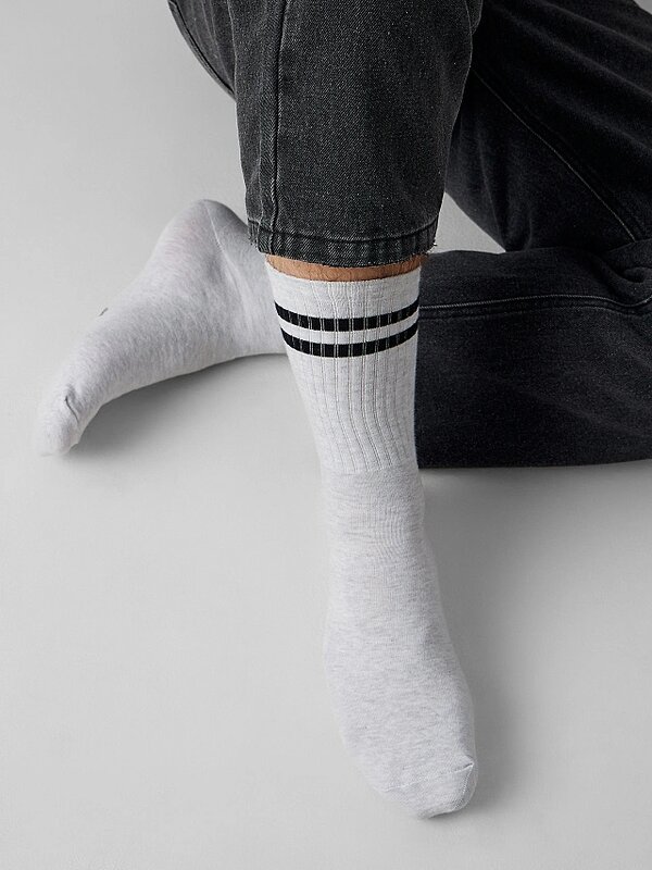 MARK FORMELLE Мужские носки 575949 107K-573 св.серый меланж