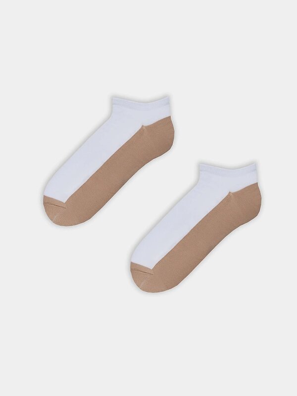 MARK FORMELLE Мужские носки 575953 104K-3091 белый /капучино