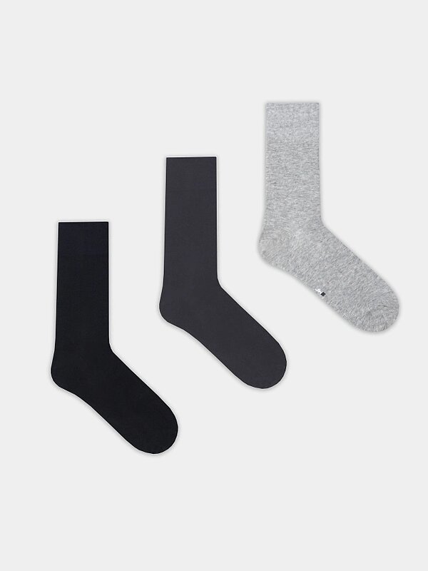 MARK FORMELLE Мужские носки 575958 001A-001 серый меланж /графитовый /черный/