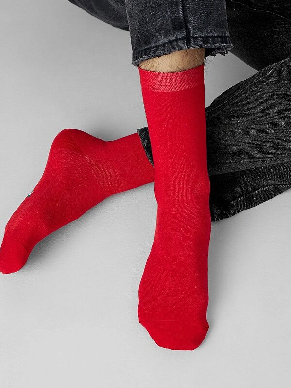 MARK FORMELLE Мужские носки 575959 017A-2979 я.красный /я.малахит /черный/