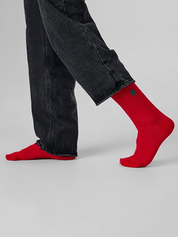 MARK FORMELLE Мужские носки 575959 017A-2979 я.красный /я.малахит /черный/