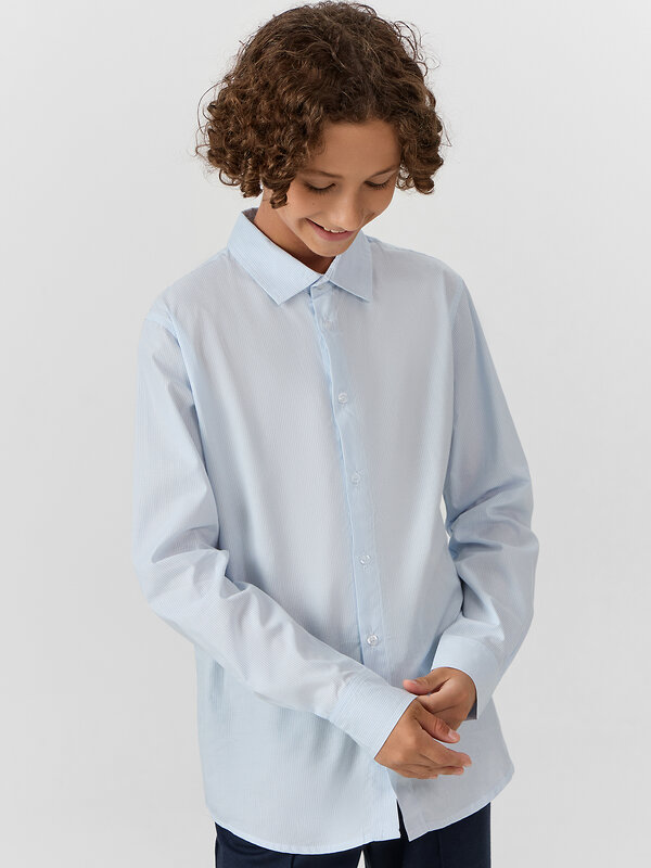 MARK FORMELLE Рубашка 575978 123478 бело -голубая полоска