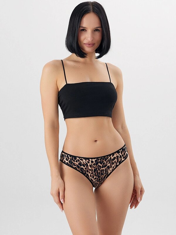 MARK FORMELLE Трусы 576023 412261H леопард на коричневом