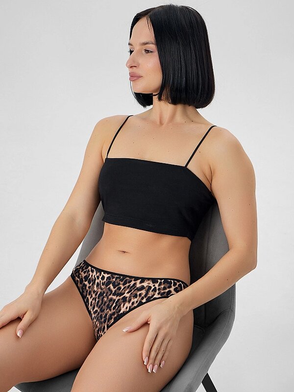 MARK FORMELLE Трусы 576023 412261H леопард на коричневом