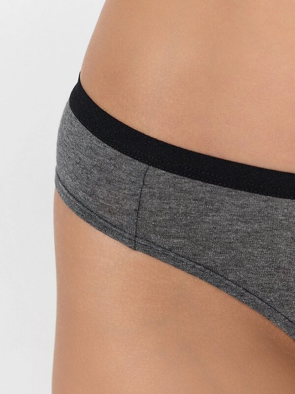 MARK FORMELLE Трусы 576026 412247H-3 меланж темно-серый+гортензия +черный