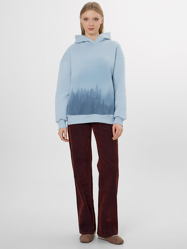 MARK FORMELLE Худи 576049 122775 небесно голубой +печать