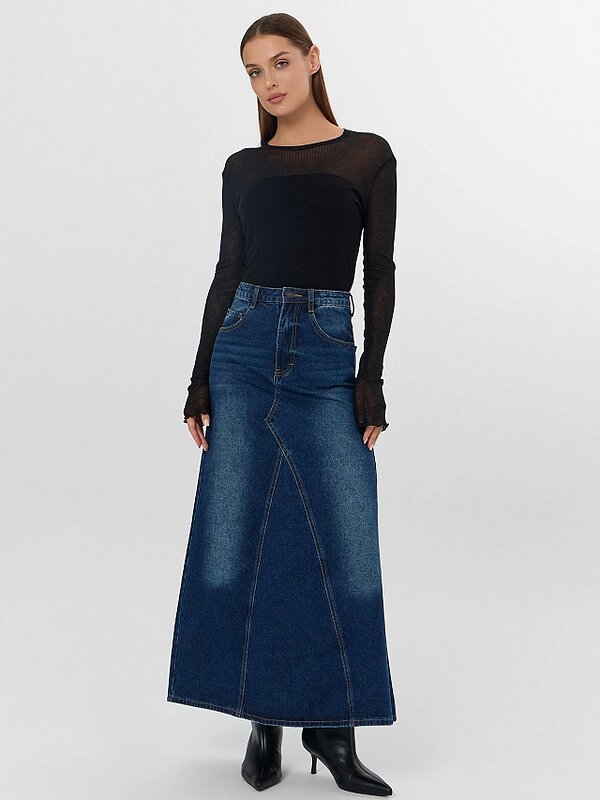 MARK FORMELLE Юбка 576052 2025-2DSK103-3 темно -синий