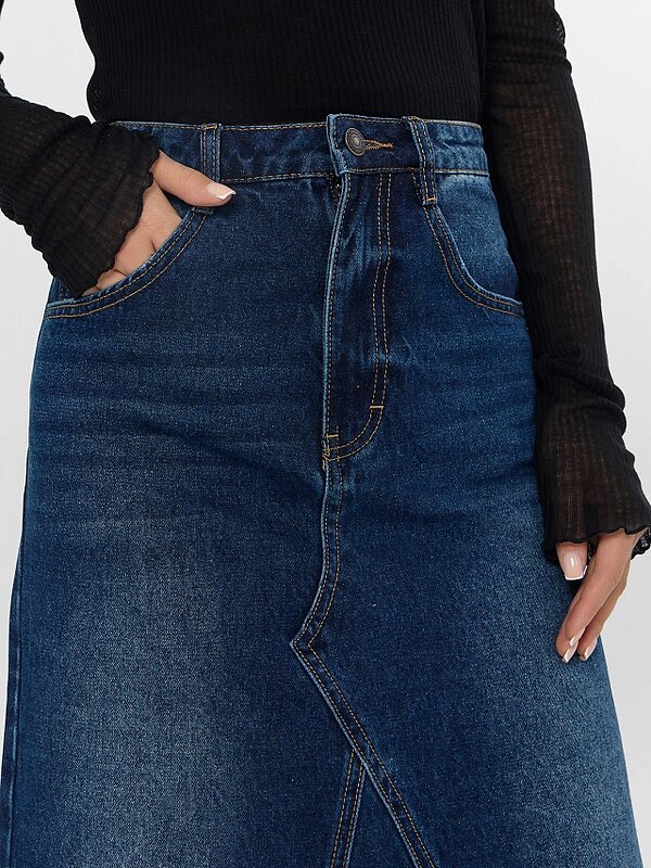 MARK FORMELLE Юбка 576052 2025-2DSK103-3 темно -синий