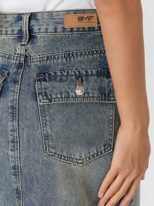 MARK FORMELLE Юбка 576053 2025-2DSK101-1t голубой +тинт