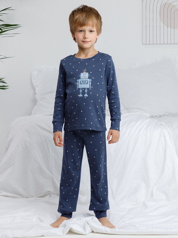 CROCKID Пижама 576068 К 1621 синий