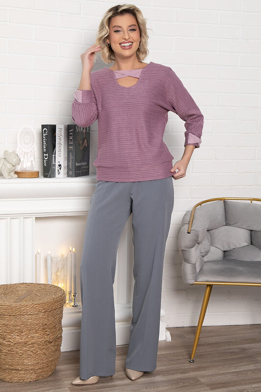 LT Collection Блуза 576071 Б14942-50М лиловый