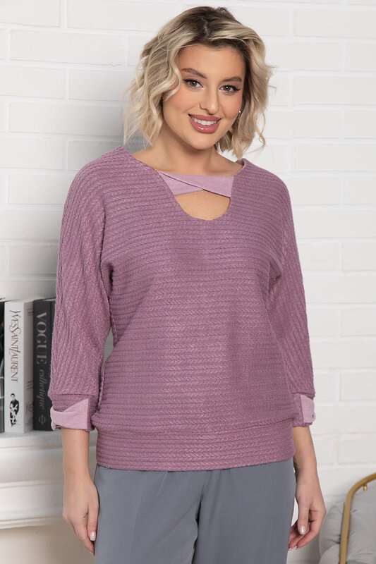 LT Collection Блуза 576071 Б14942-50М лиловый