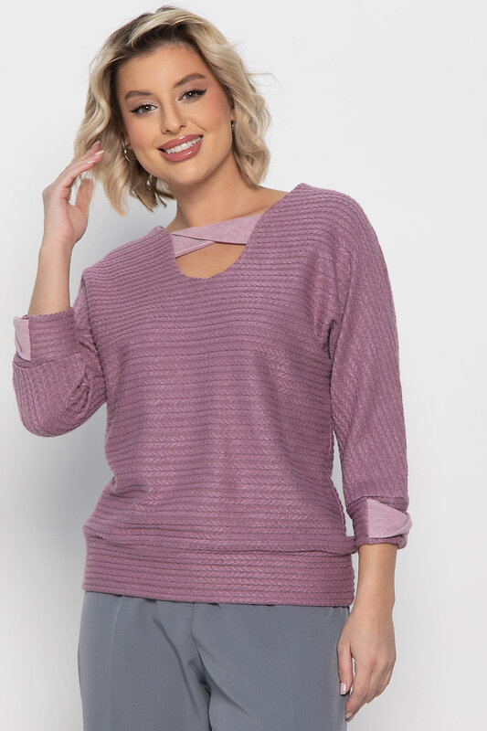 LT Collection Блуза 576071 Б14942-50М лиловый