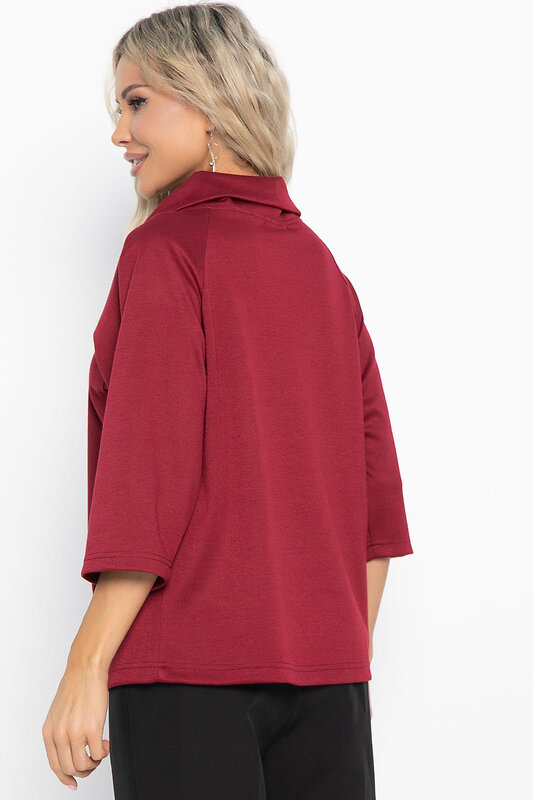 LT Collection Джемпер 576073 Б15003-18М бордовый