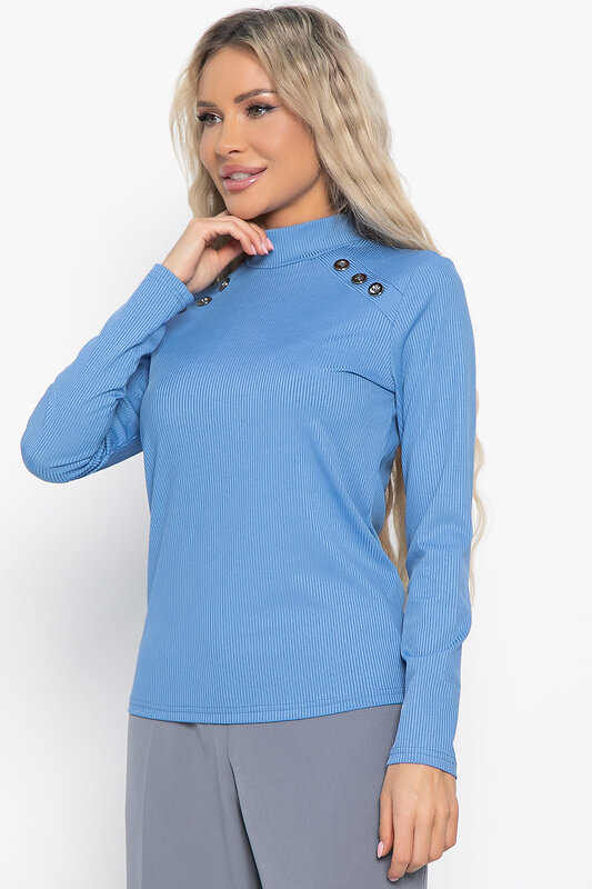 LT Collection Блуза 576074 Б14996-50М голубой