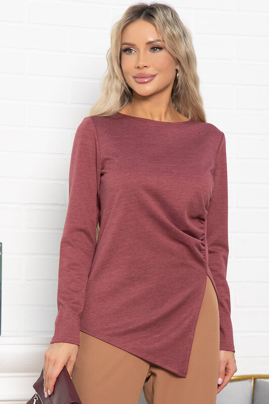 LT Collection Блуза 576076 Б14995-50М бордовый