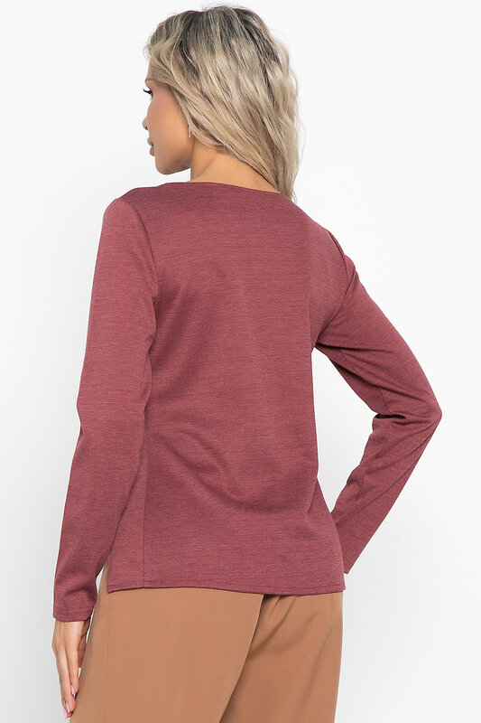 LT Collection Блуза 576076 Б14995-50М бордовый
