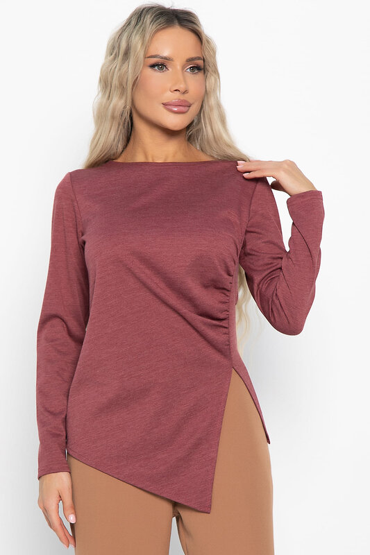 LT Collection Блуза 576076 Б14995-50М бордовый