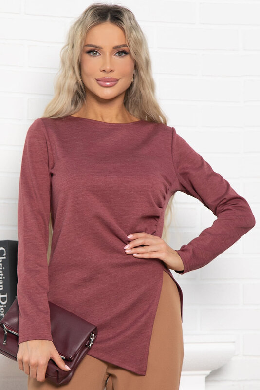 LT Collection Блуза 576076 Б14995-50М бордовый