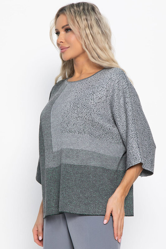 LT Collection Джемпер 576077 Б14998-4М серый