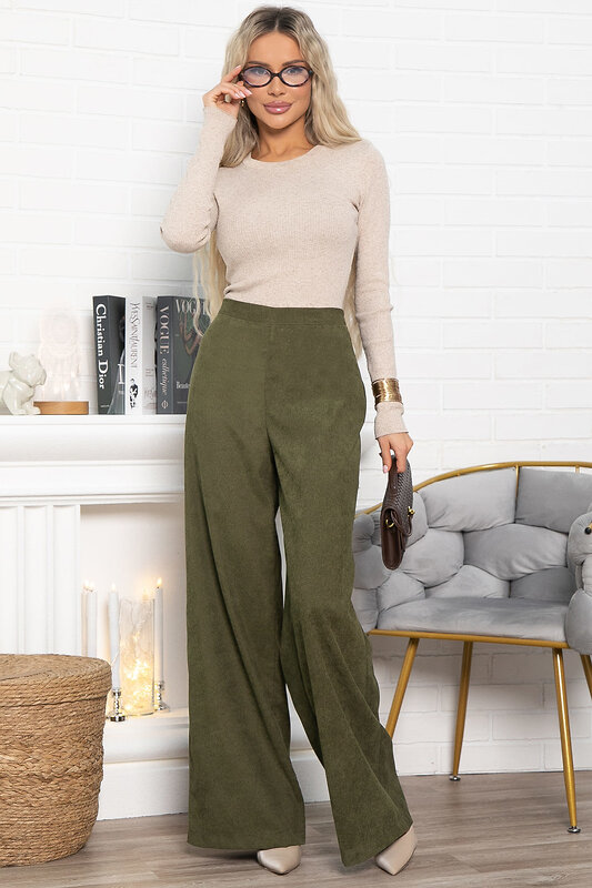 LT Collection Брюки 576080 Б15018-10М зеленый