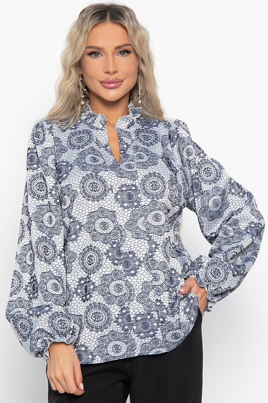 LT Collection Блуза 576081 Б15016-18М серый