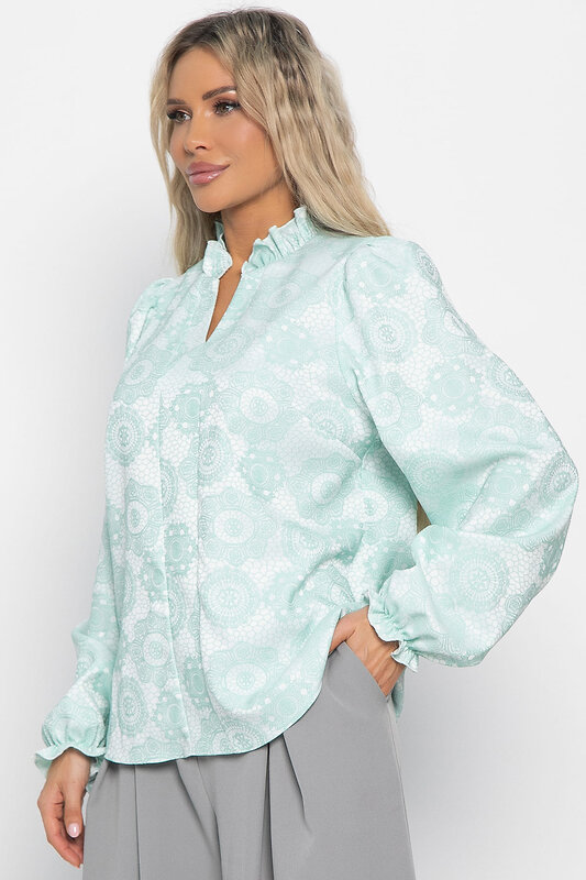 LT Collection Блуза 576085 Б15017-18М мятный