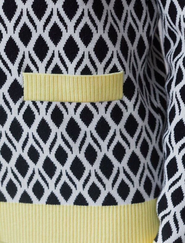 VILATTE Кардиган 576093 D31.152 белый-черный