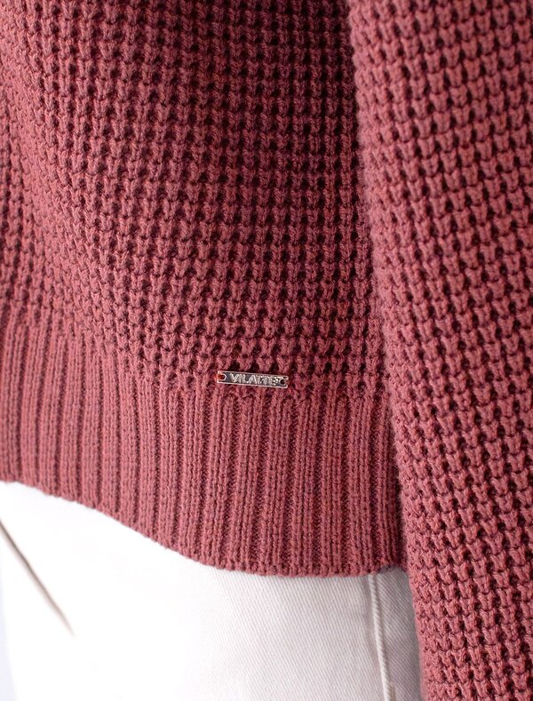 VILATTE Джемпер 576096 D39.379 пыльно-розовый