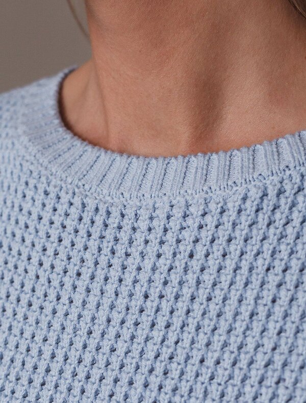 VILATTE Джемпер 576097 D39.379 светло-голубой