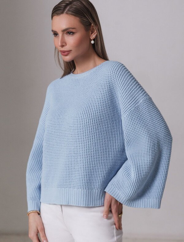 VILATTE Джемпер 576097 D39.379 светло-голубой