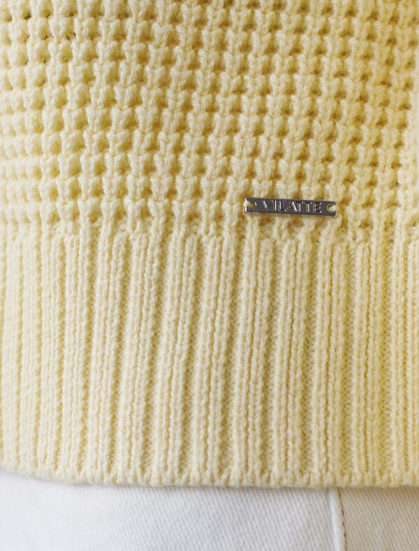 VILATTE Джемпер 576098 D39.379 светло-желтый