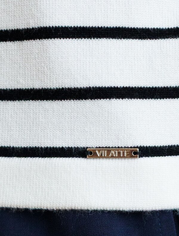 VILATTE Джемпер 576099 D39.386 белый