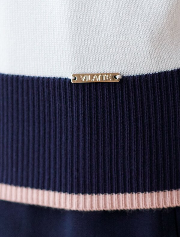 VILATTE Джемпер 576101 D39.387 белый