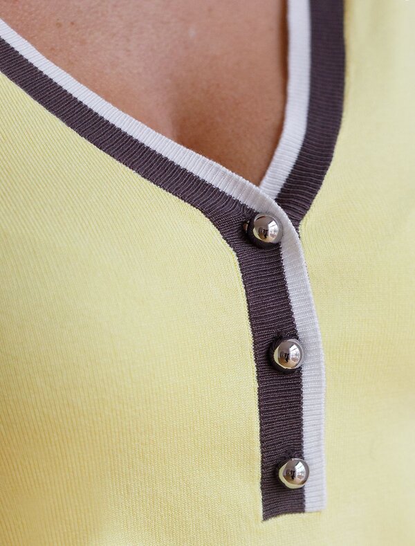 VILATTE Джемпер 576103 D39.387 лимонный