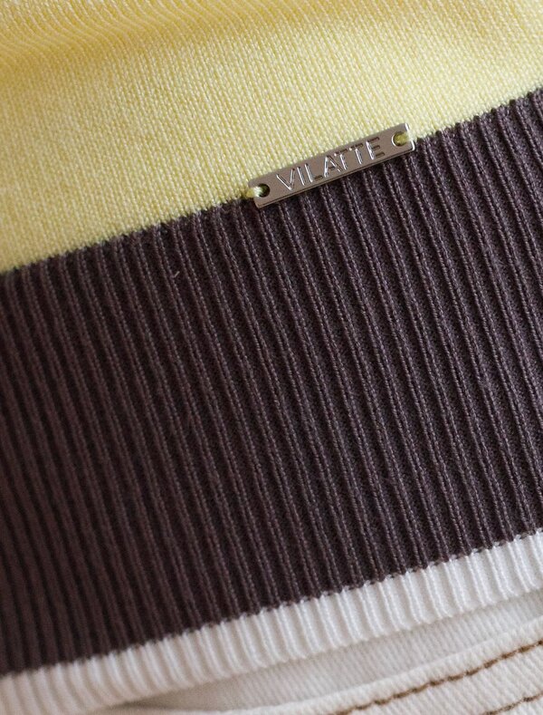 VILATTE Джемпер 576103 D39.387 лимонный