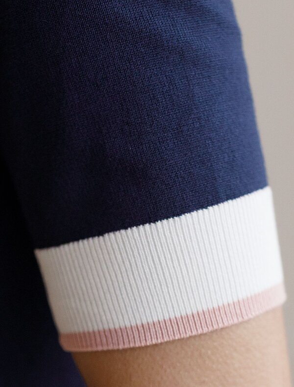 VILATTE Джемпер 576107 D39.387 темно-синий