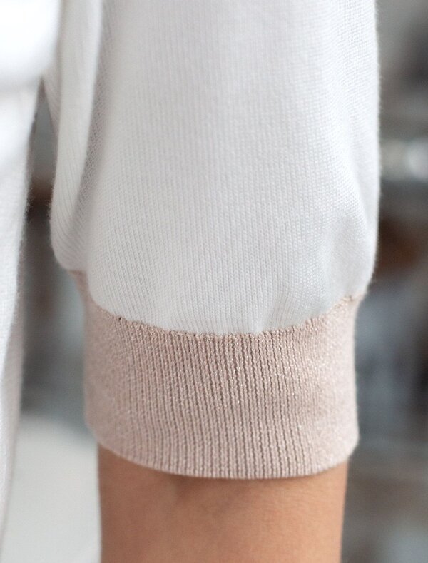 VILATTE Джемпер 576108 D39.388 белый