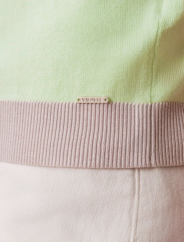 VILATTE Джемпер 576112 D39.388 светло-зеленый