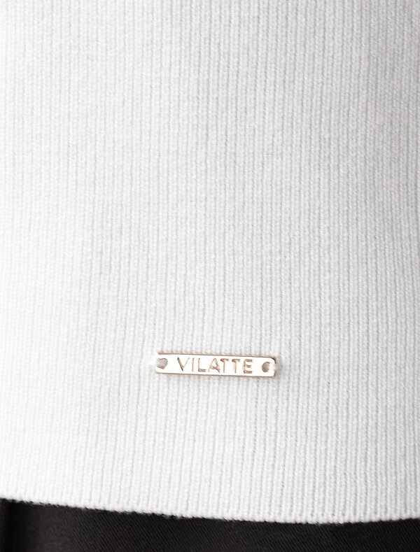 VILATTE Джемпер 576114 D39.389 белый