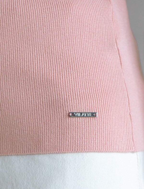 VILATTE Джемпер 576118 D39.389 светло-розовый