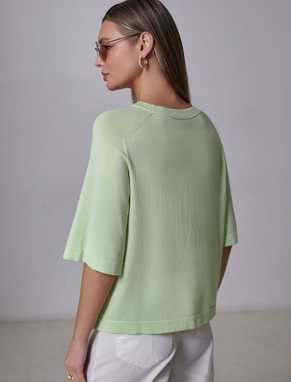 VILATTE Джемпер 576126 D39.403 светло-зеленый