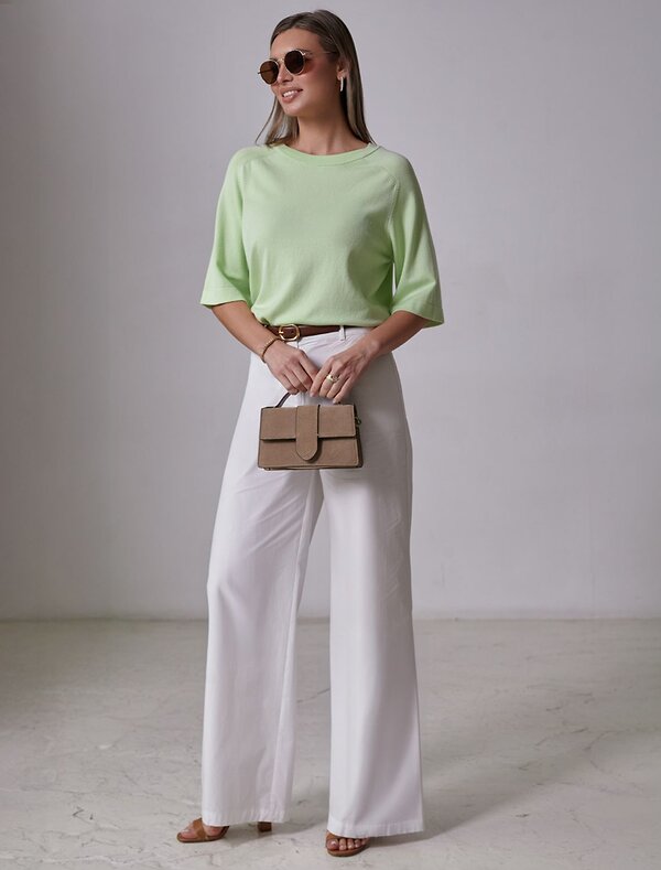 VILATTE Джемпер 576126 D39.403 светло-зеленый