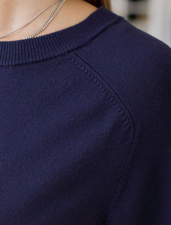 VILATTE Джемпер 576128 D39.403 темно-синий