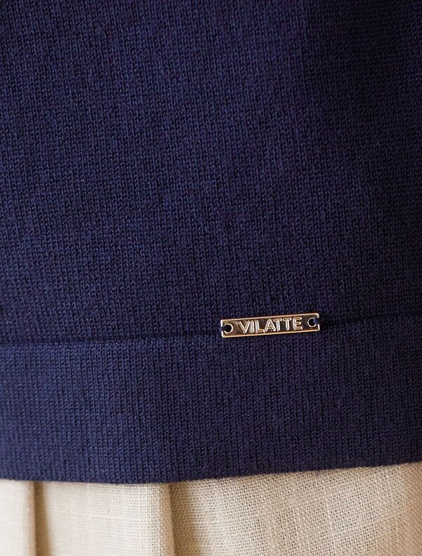 VILATTE Джемпер 576128 D39.403 темно-синий